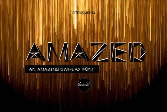 Amazed Font: A Unique Display Type for Bold Design Projects