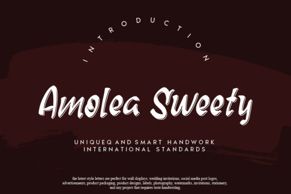 Amolea Sweety Font for a Polished Business Look