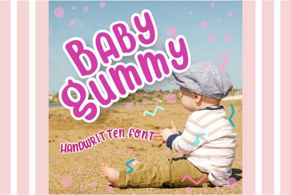 Baby Gummy Font for a Joyful Editorial Touch