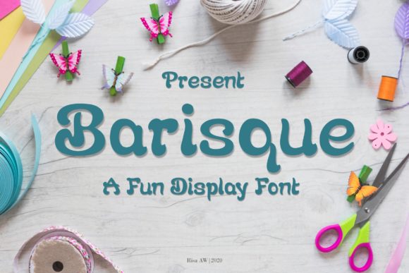 Barisque Display Font for Editorial Design