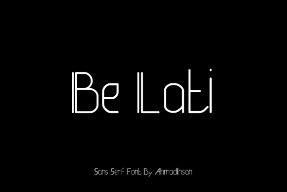 Be Lati: A Distinct Display Font for Editorial Design