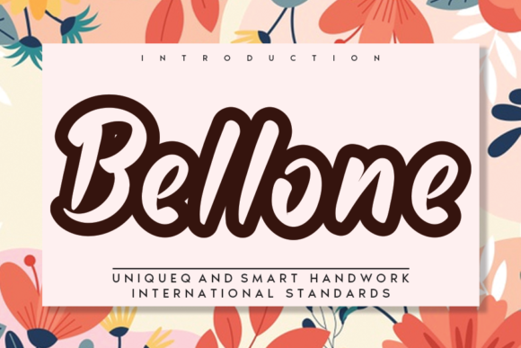 Bellone Display Font for Campaign Design