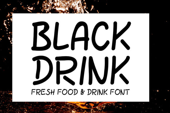 Black Drink Font: A Modern Display Type for Bold Designs