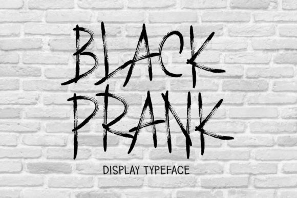Black Prank: A Quirky Display Font for Creative Publishing