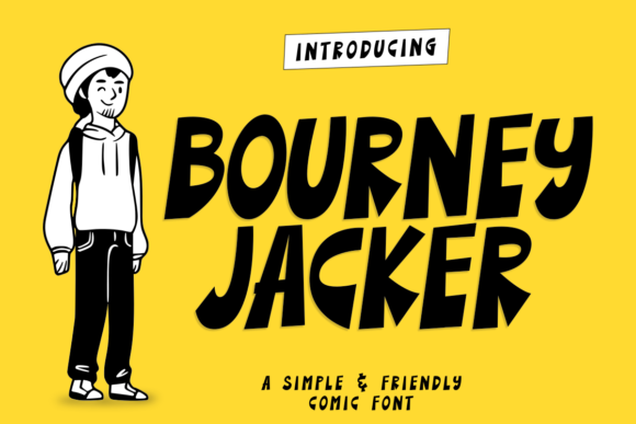 Bourney Jacker Font for Modern Web Design Projects