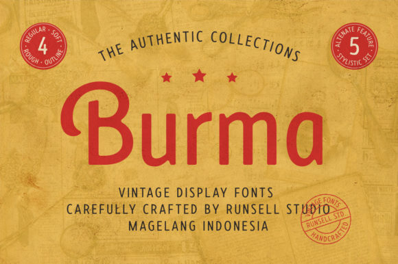 Burma Font Review: A Display Typeface for Creative Branding