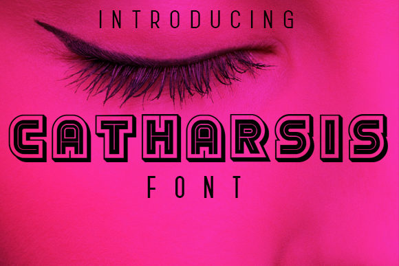 Catharsis Font for Bold and Authentic Craft Designs