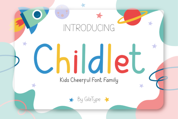 Childlet Font: A Friendly Display Typeface for Digital Designers