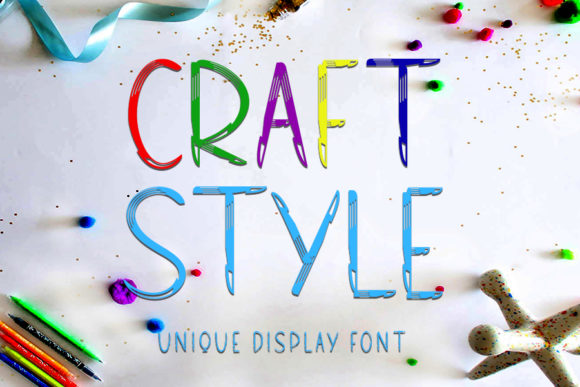 Craft Style Font for Professional Branding and Creative Projects