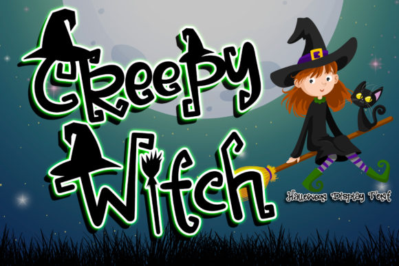 Creepy Witch Font for Professional Branding and Creative Projects