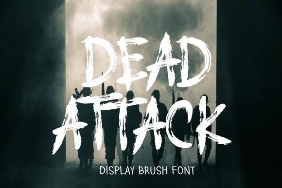 Dead Attack Font for Creative Branding and Display Projects