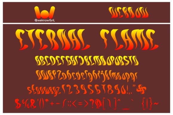 Eternal Flame Font for Eye-Catching Campaigns