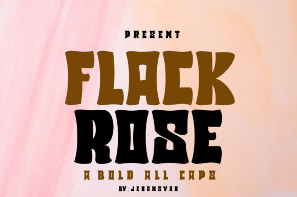Flack Rose Font: A Display Typeface That Brings Web Design to Life