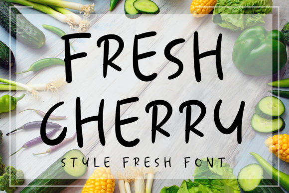 Fresh Cherry: A Joyful Display Font for Creative Projects