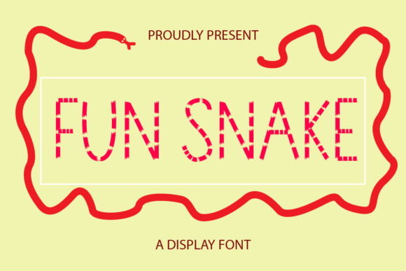 Fun Snake Font: A Playful Typeface for Editorial Design