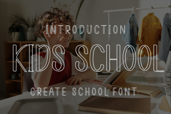 Kids School Font for Professional Branding and Creative Displays