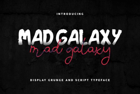 Mad Galaxy Typeface for Bold Digital Branding