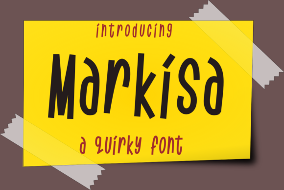 Markisa Font: A Joyful Display Typeface for Marketers
