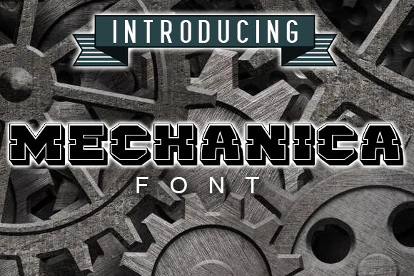Mechanica Font for Memorable Branding and Creative Projects