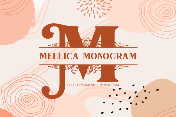 Mellica Monogram Font for Editorial Design and Creative Projects