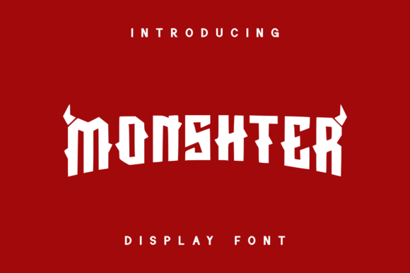 Monshter Font: A Bold Display Type for Creative Projects