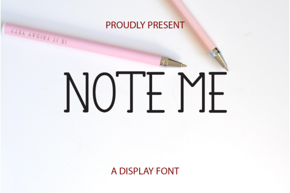Note Me Font for Bold and Stylish Branding