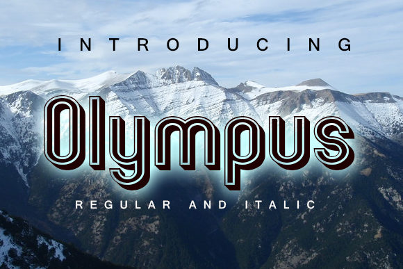 Olympus Display Font for Striking Editorial Design