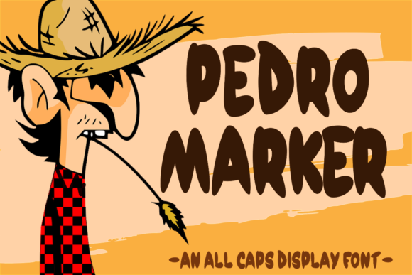 Pedro Marker: A Playful Display Font for Creative Projects