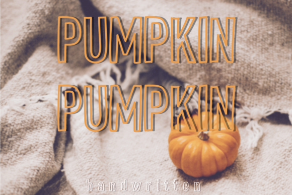 Pumpkin Pumpkin Font for Bold Editorial Design