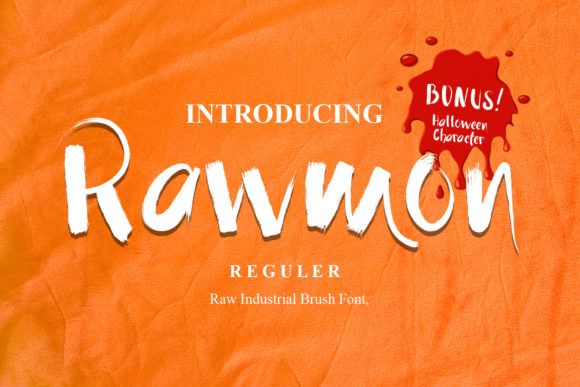 Rawmon Display Font for Web Design and Branding
