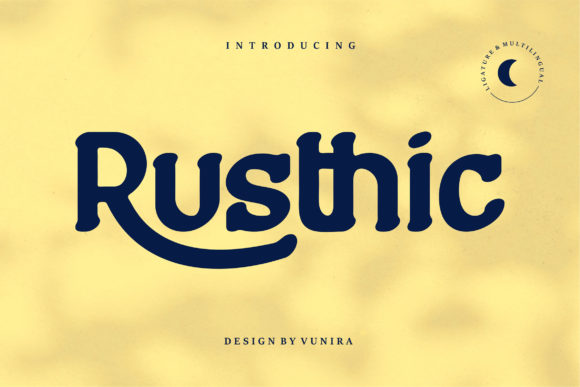 Rusthic Display Font for Modern Web Design