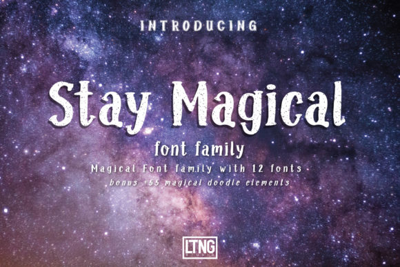 Stay Magical Font: A Bold Display Typeface for Creative Branding