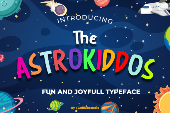 The Astrokiddos Display Font for Modern Web Design