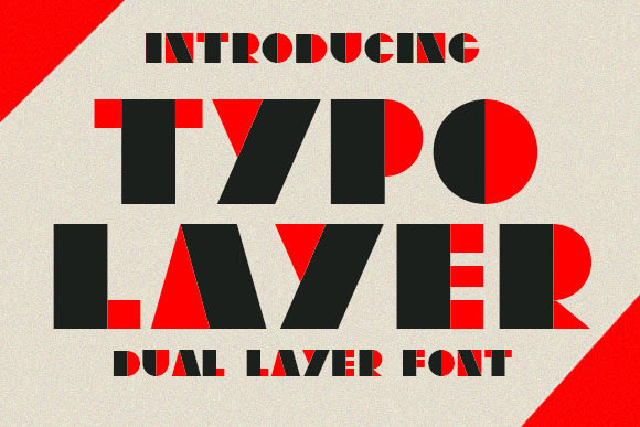 Typo Layer Font: A Creative Display Typeface for Business Branding