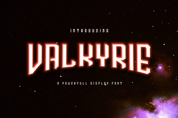 Valkyrie Display Font: A Bold Typeface for Creative Projects